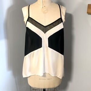 Women’s colour block contrast tank